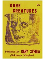 GORE CREATURES magazine cover Issue 8  1965