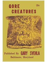 GORE CREATURES magazine side cover Issue 9  1966