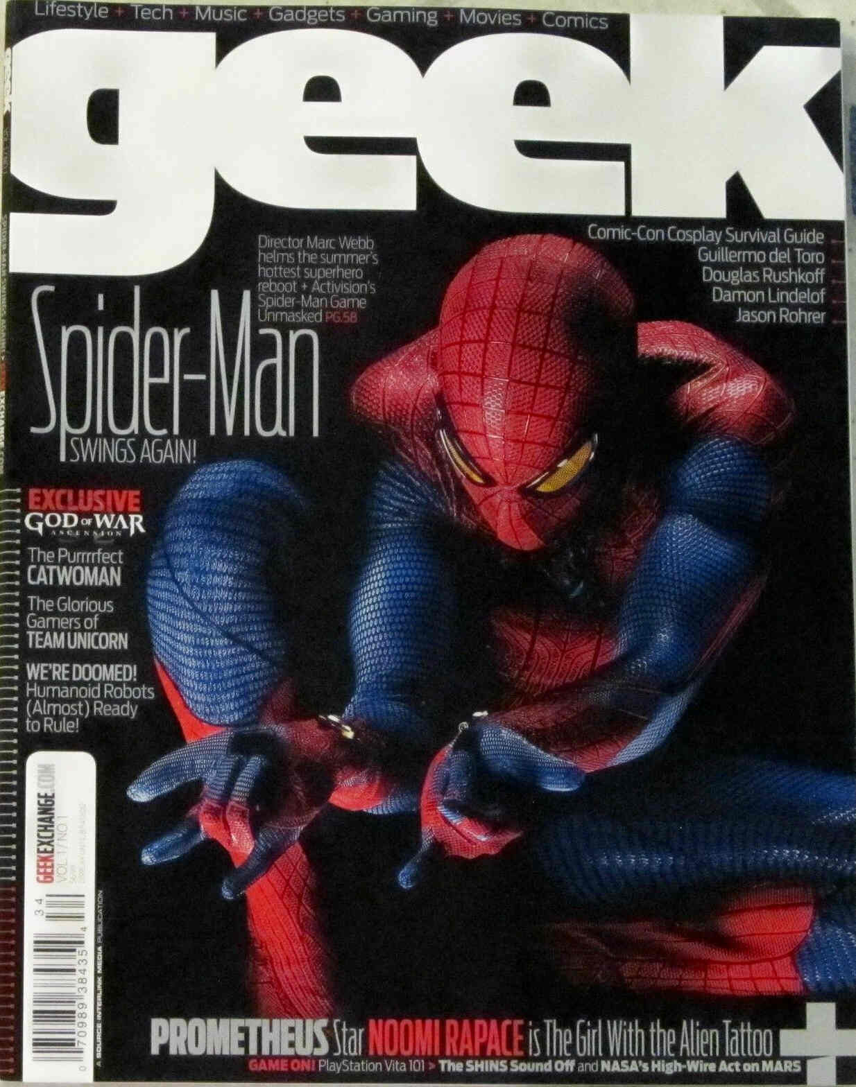 GEEK (USA) magazine cover Issue 1 June 2012