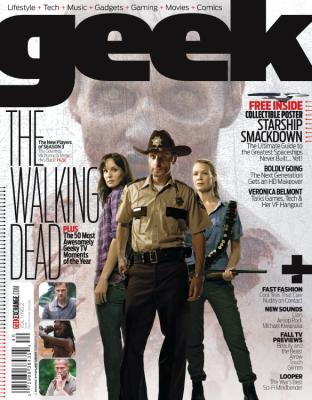 GEEK (USA) magazine side cover Issue 2 August 2012