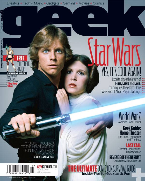 GEEK (USA) magazine side cover Issue 7 June 2013