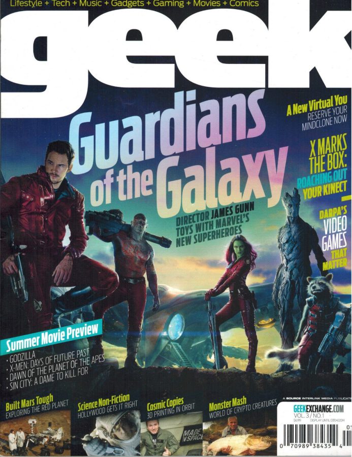 GEEK (USA) magazine side cover June 2014