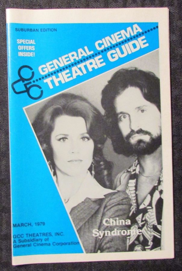 GENERAL CINEMA THEATRE GUIDE magazine side cover March 1979