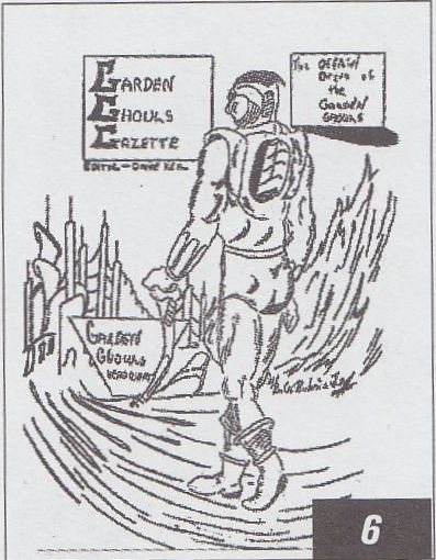 GARDEN GHOULS GAZETTE magazine cover Issue 6 Fall 1962