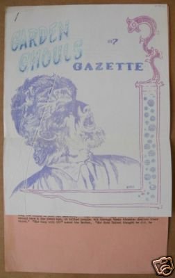 GARDEN GHOULS GAZETTE magazine cover Issue 7 Winter 1962