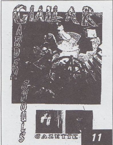 GARDEN GHOULS GAZETTE magazine cover Issue 11  1963