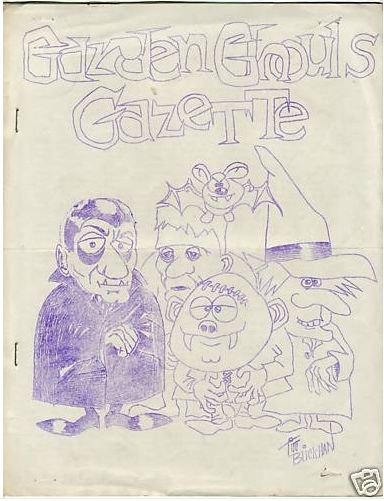 GARDEN GHOULS GAZETTE magazine cover Issue 12  1963