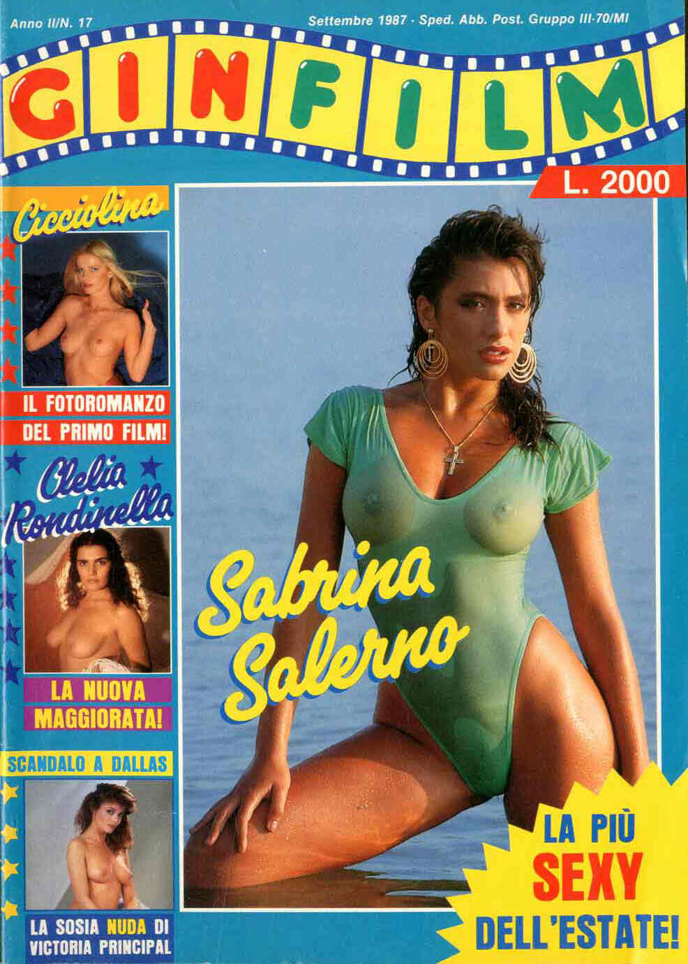 GINFILM magazine side cover Issue 17 September 1987