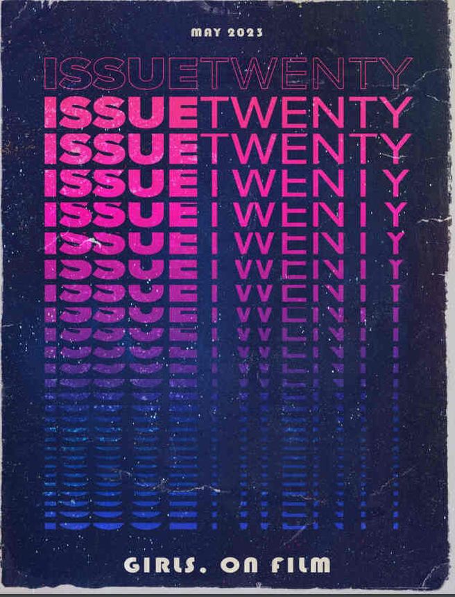 GIRLS ON FILM magazine side cover Issue 20  May 2023