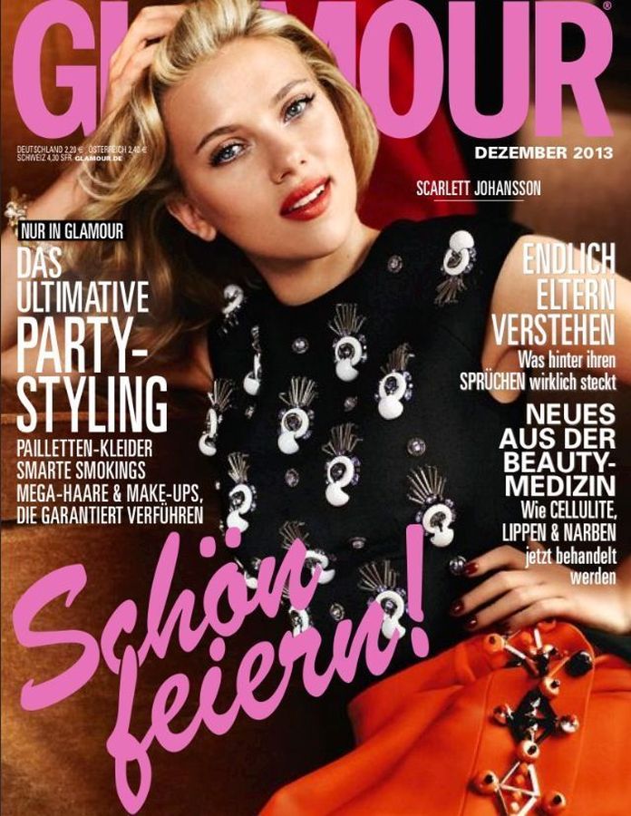 GLAMOUR GERMANY magazine cover  December 2013