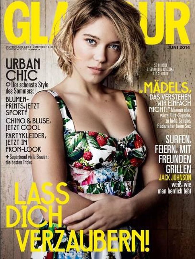 GLAMOUR GERMANY magazine cover  June 2014
