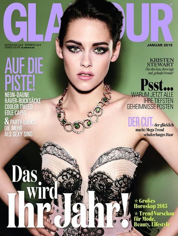GLAMOUR GERMANY magazine cover  January 2015
