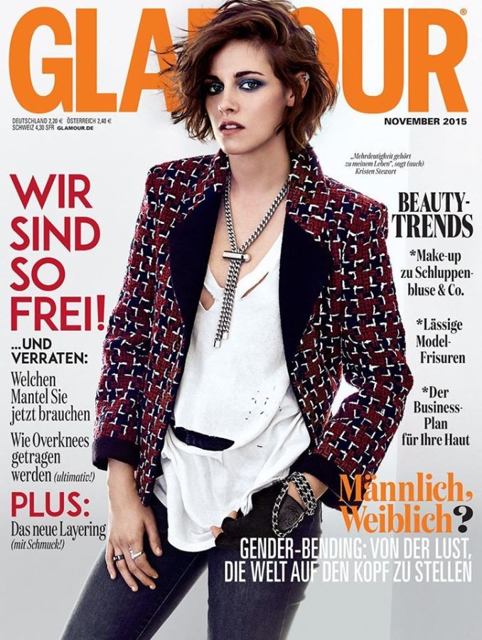 GLAMOUR GERMANY magazine cover  November 2015