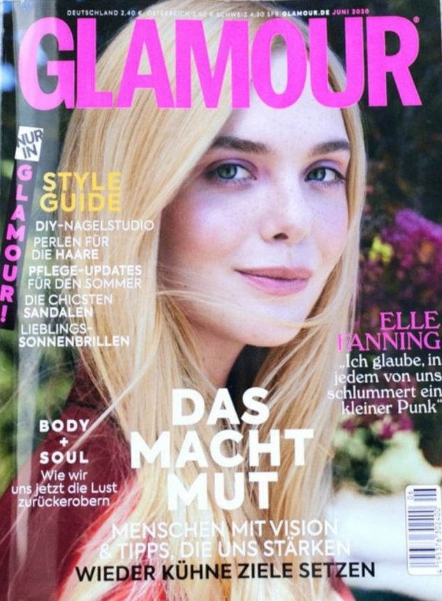 GLAMOUR GERMANY magazine cover  June 2020