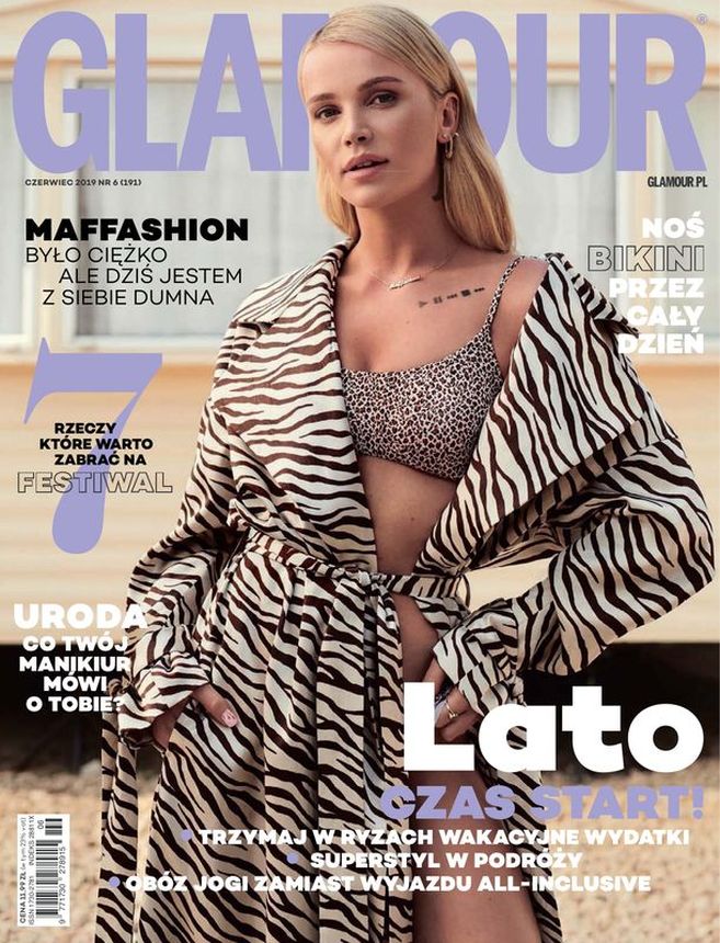 GLAMOUR POLAND magazine cover  June 2019