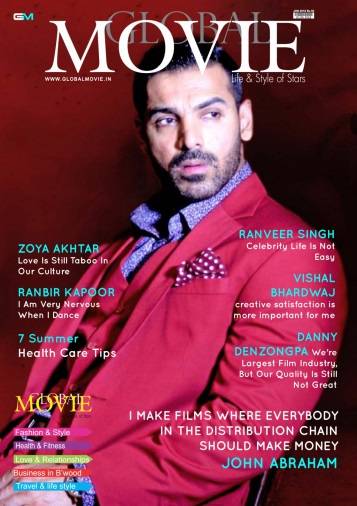 GLOBAL MOVIE magazine cover  June 2018
