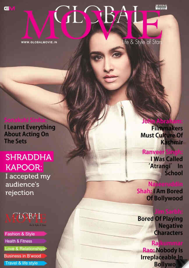 GLOBAL MOVIE magazine cover  September 2018