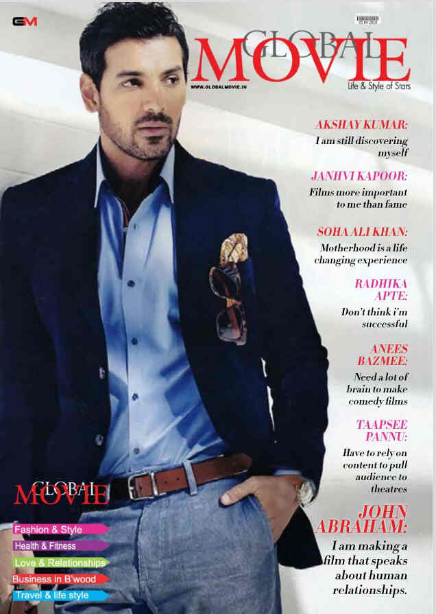 GLOBAL MOVIE magazine cover  April 2019