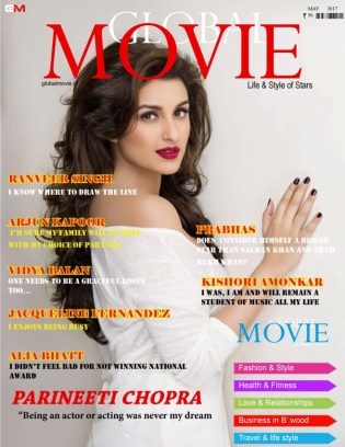 GLOBAL MOVIE magazine cover May 2017