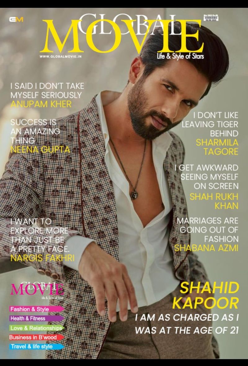 GLOBAL MOVIE magazine cover  March 2023