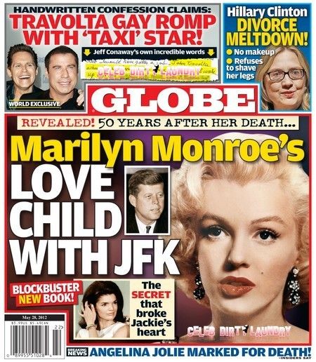GLOBE magazine cover 25 May 2012