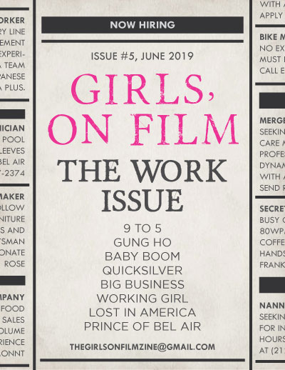 GIRLS ON FILM magazine side cover Issue 5  June 2019
