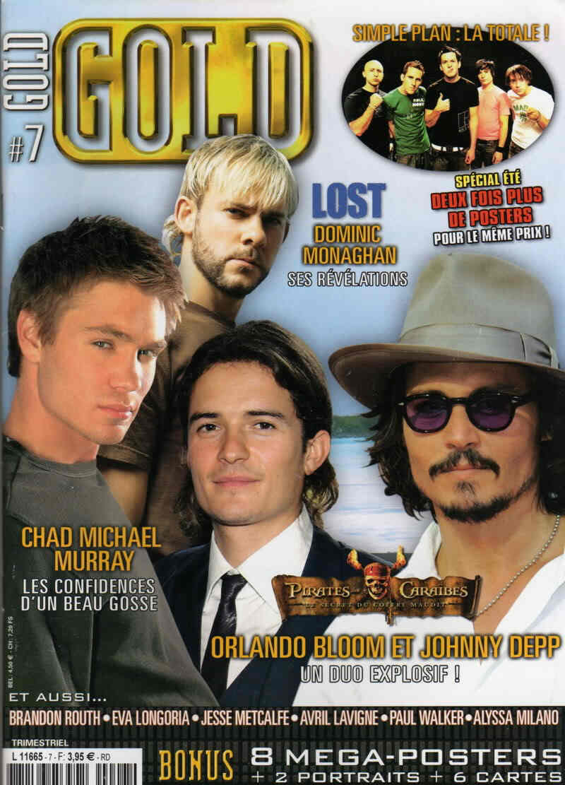 GOLD MAGAZINE magazine side cover Issue 7 July 2006