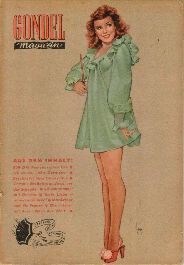 GONDEL magazine cover Issue 11   1950