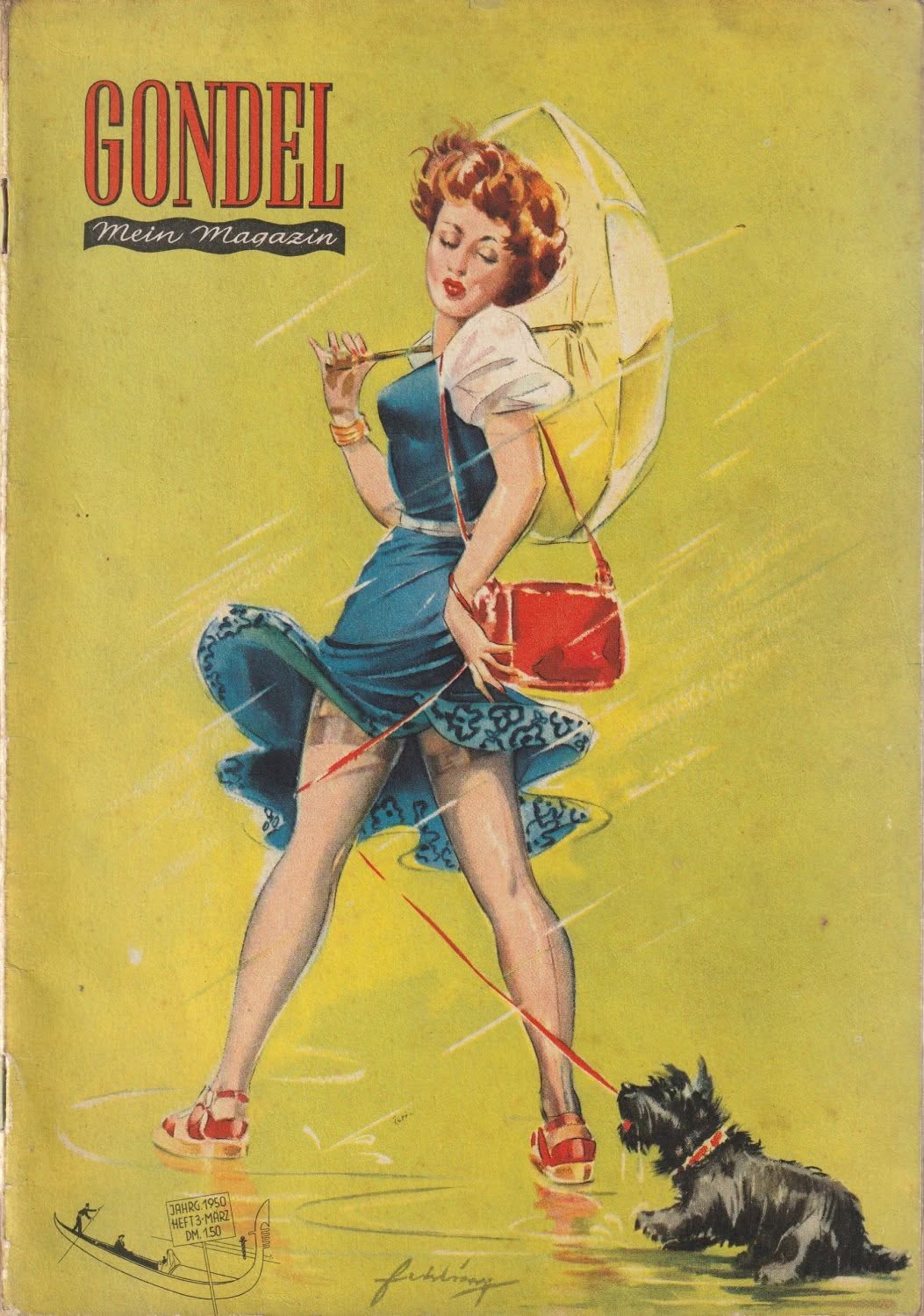 GONDEL magazine cover Issue 3   1950