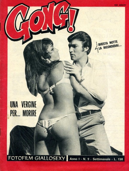 GONG! magazine side cover Issue 9  1967