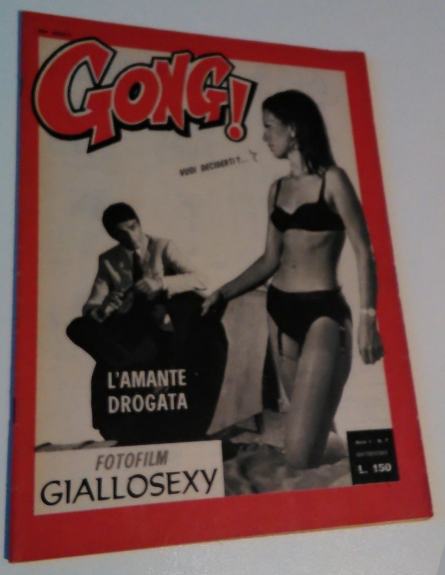 GONG! magazine side cover Issue 7  1967