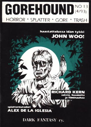 GOREHOUND magazine side cover Issue 13  1993