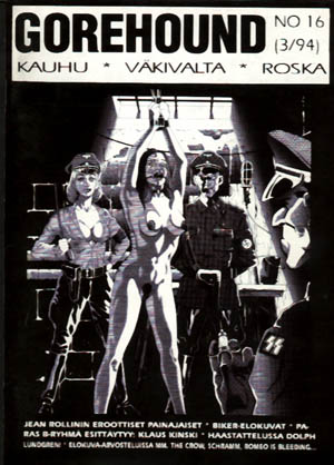 GOREHOUND magazine side cover Issue 16  1994