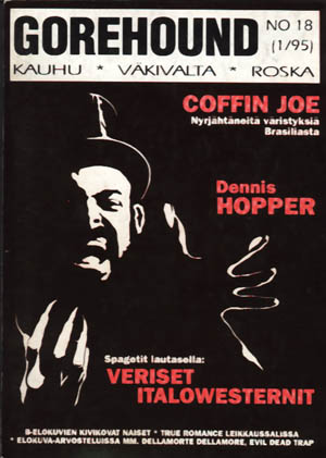 GOREHOUND magazine side cover Issue 18  1995