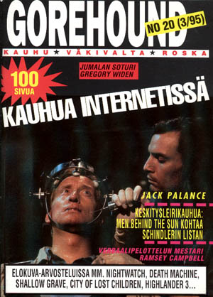 GOREHOUND magazine side cover Issue 20  1995