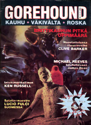 GOREHOUND magazine side cover Issue 23  1996