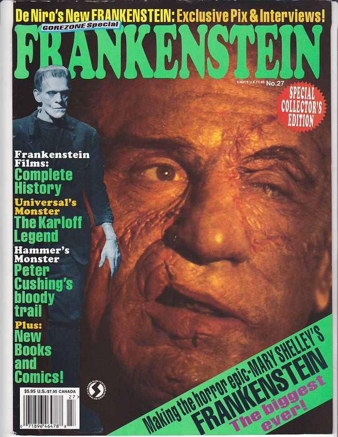GOREZONE magazine cover Issue 27  1994