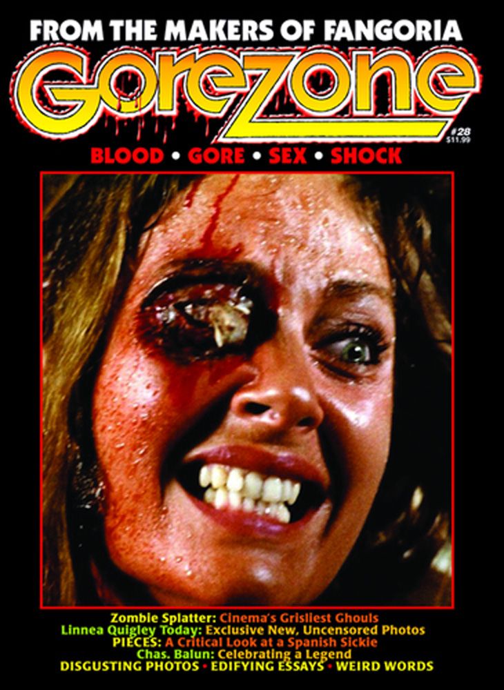 GOREZONE magazine cover Issue 28  2014