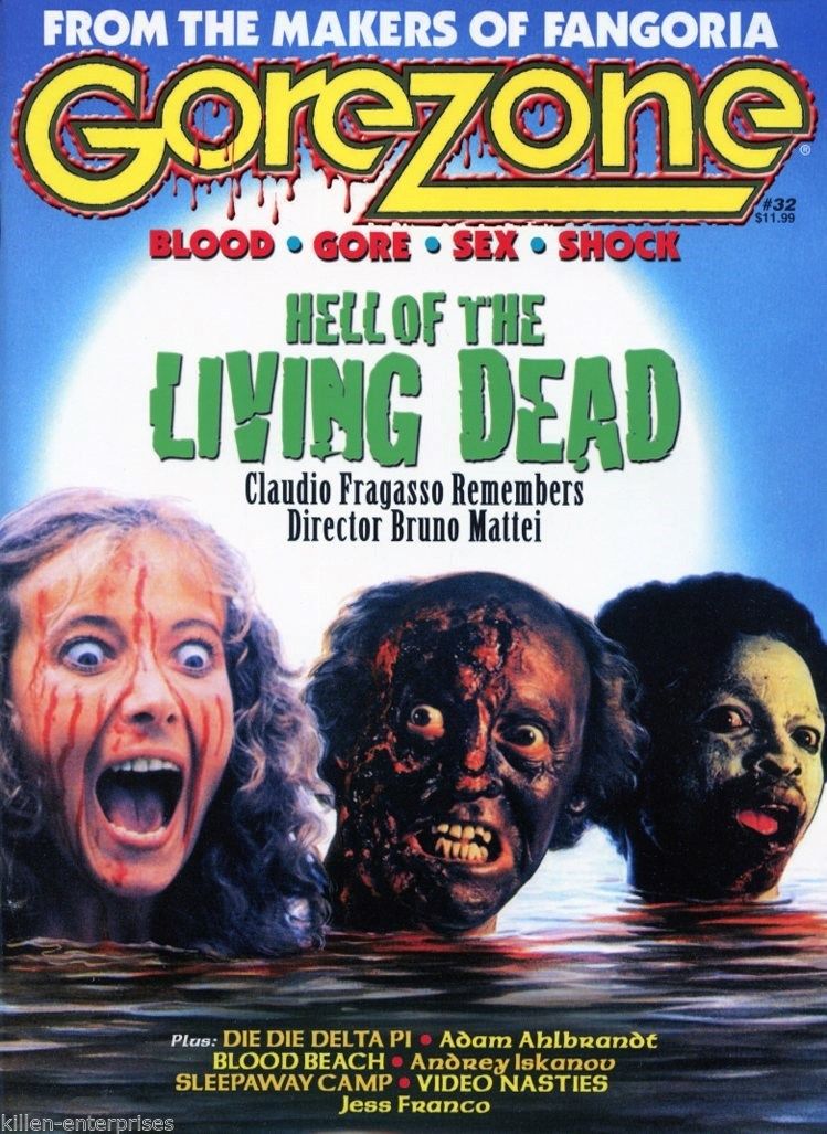 GOREZONE magazine cover Issue 32 September/October 2014