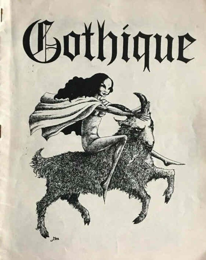 GOTHIQUE magazine side cover Issue 7 June 1967