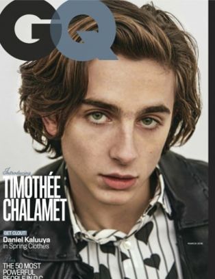 GENTLEMENS QUARTERLY magazine cover  March 2018