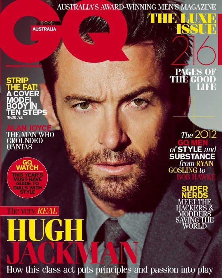 GENTLEMENS QUARTERLY AUSTRALIA magazine cover  May 2012