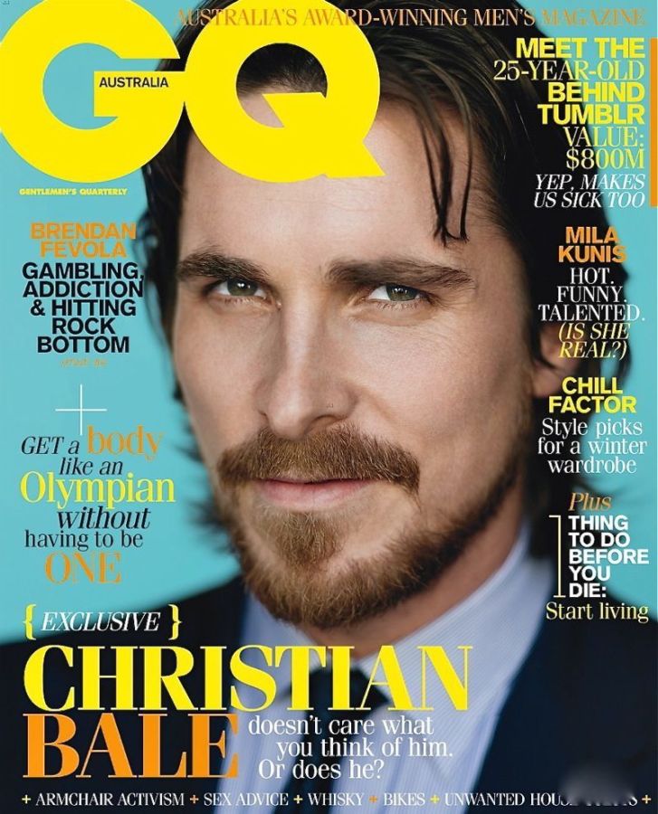 GENTLEMENS QUARTERLY AUSTRALIA magazine cover  June/July 2012