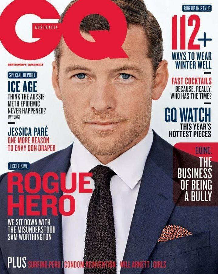 GENTLEMENS QUARTERLY AUSTRALIA magazine cover  May 2014