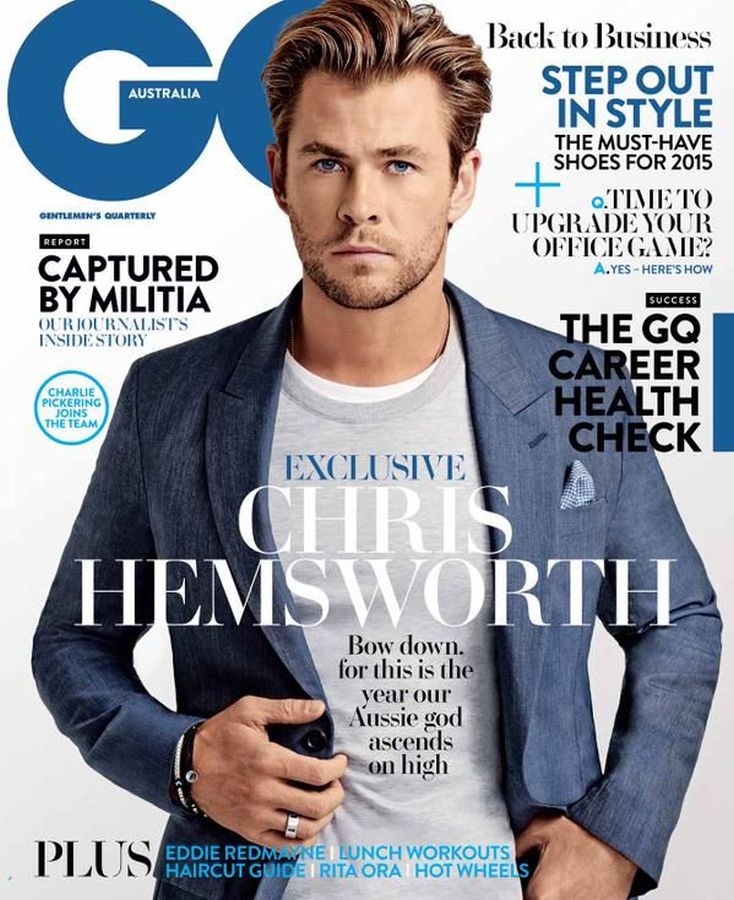 GENTLEMENS QUARTERLY AUSTRALIA magazine cover  February 2015