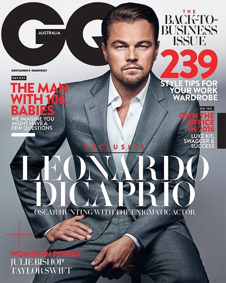 GENTLEMENS QUARTERLY AUSTRALIA magazine cover  February 2016