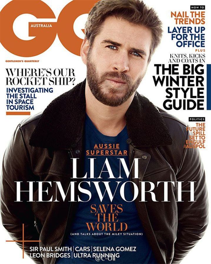GENTLEMENS QUARTERLY AUSTRALIA magazine cover  June/July 2016