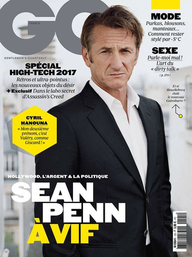 GENTLEMENS QUARTERLY FRANCE magazine cover  December 2016