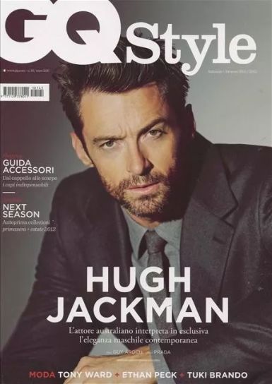 GQ STYLE ITALY magazine side cover Issue 16   2011