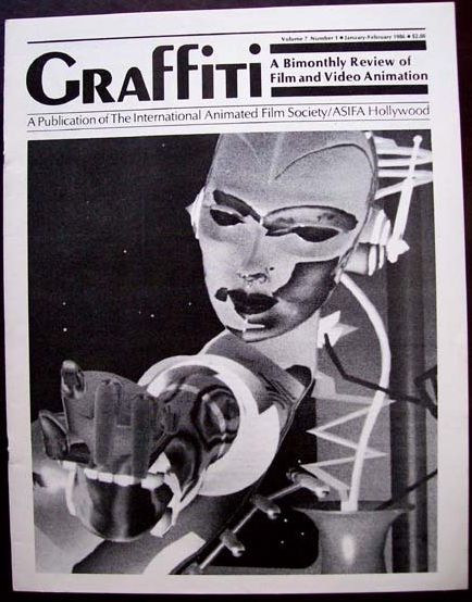 GRAFFITI magazine side cover January/February 1986